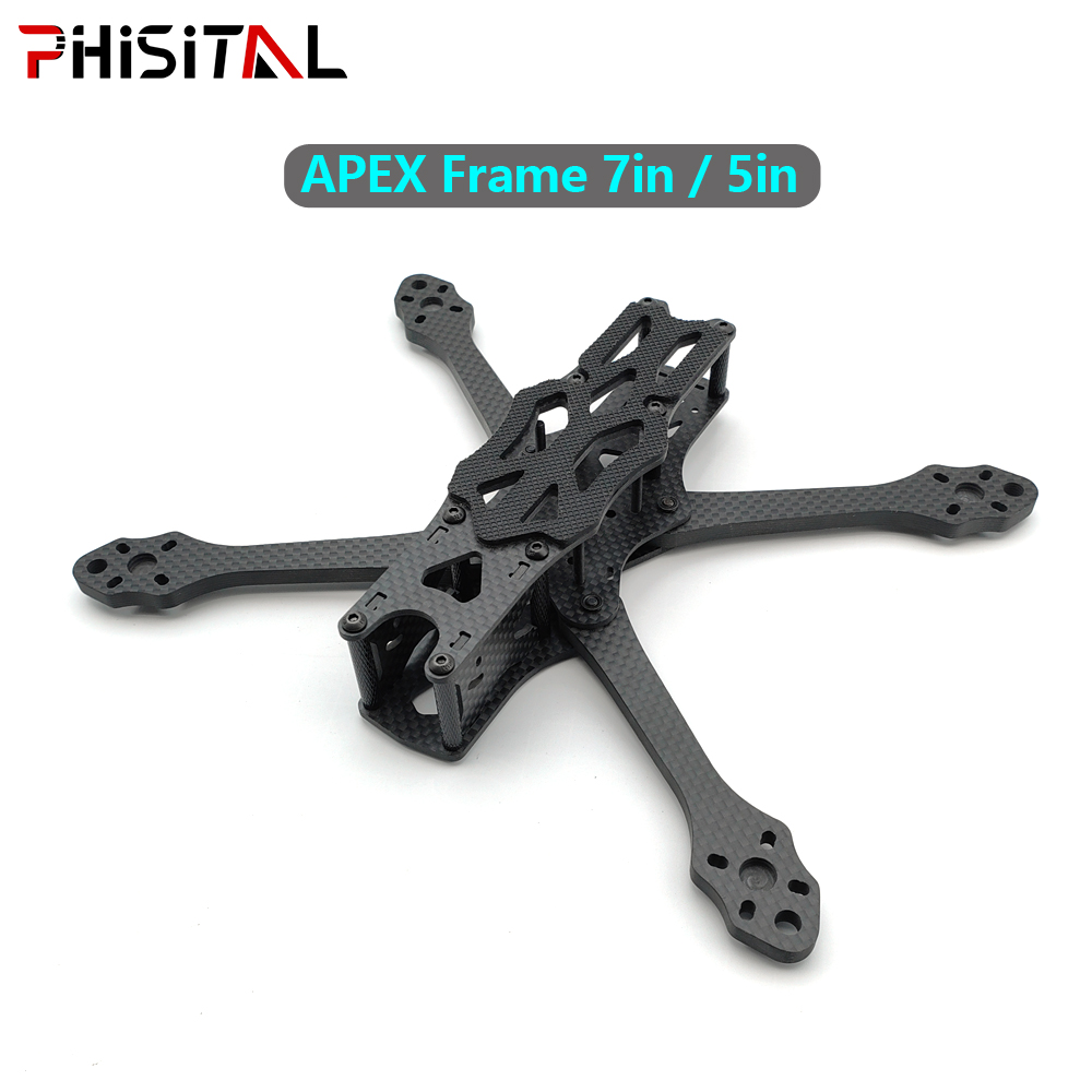 Drone Kit Beginner - APEXフレーム 7インチ/6インチ/5インチ カーボンファイバー製クアッドコプターフレームキット（19/22mmカメラ用） | アナログVTX |
